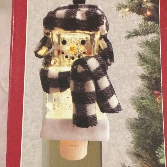 Glass Snowman Night Light (AM) - Picture 1 of 5